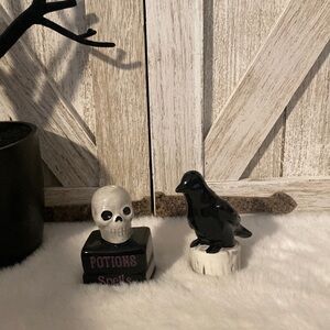 Ceramic Halloween Salt and Pepper Shakers